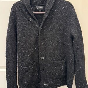 Bonobos Men's Charcoal Cardigan Sweater